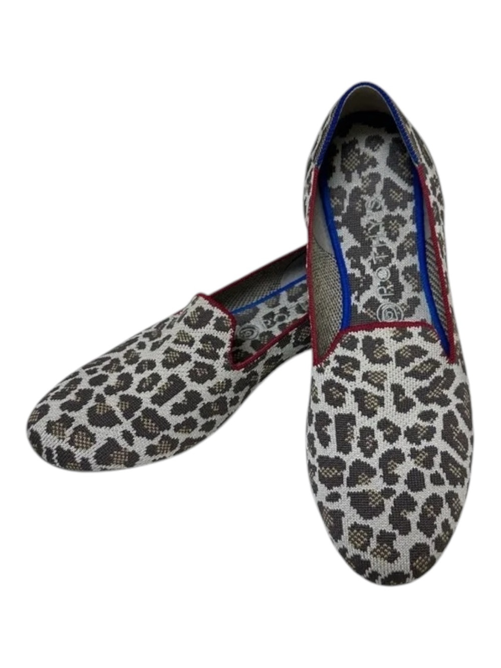 Rothy’s The Loafer in Retired Mocha Spot Leopard Print - Size 9 EUC